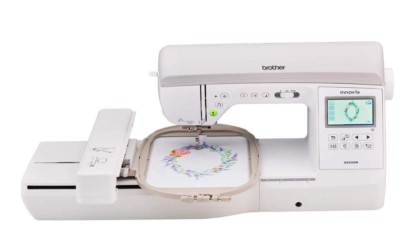 Brother NQ3550W sewing and embroidery machine, official product photo