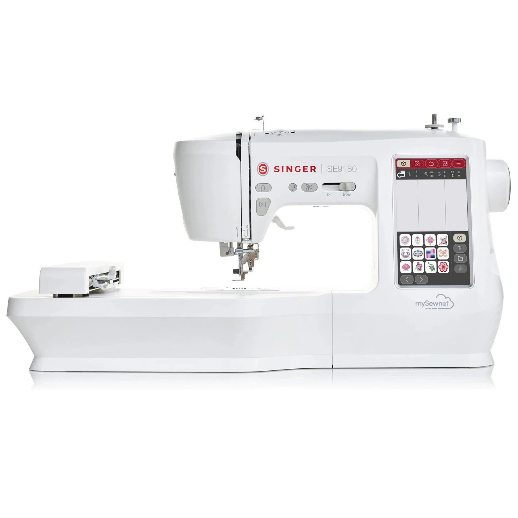 Singer SE9180 sewing and embroidery machine, official product photo